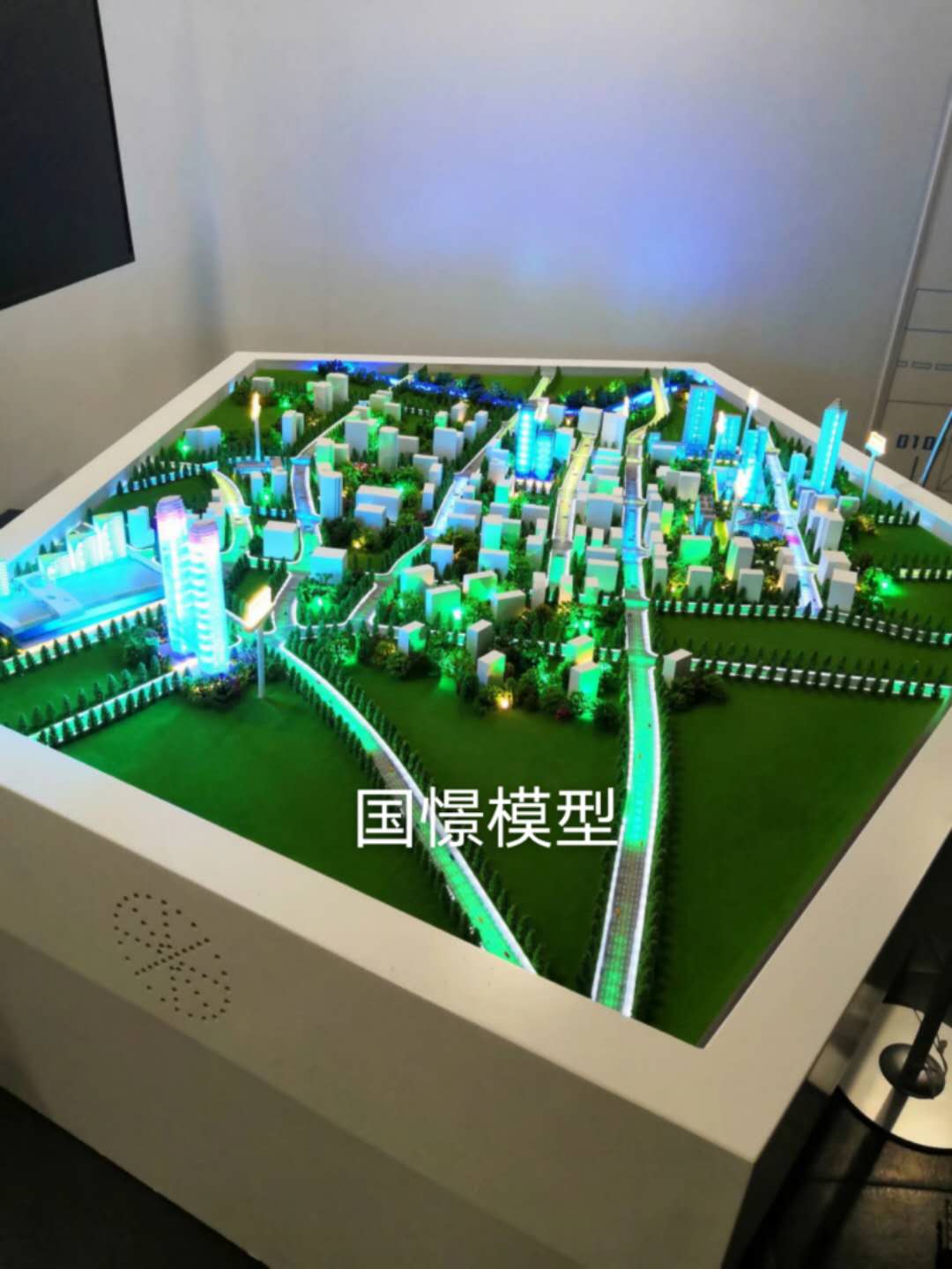蓬安县建筑模型