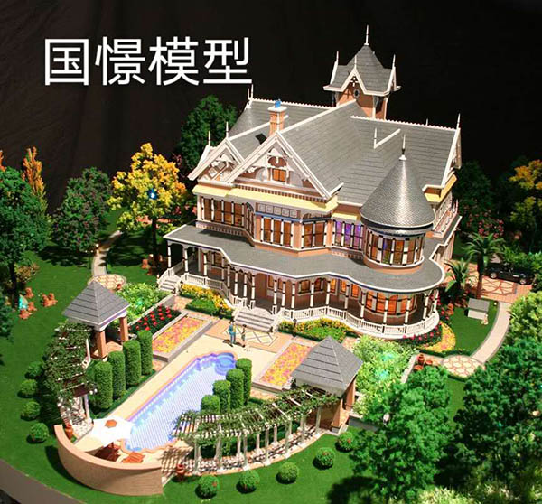 蓬安县建筑模型