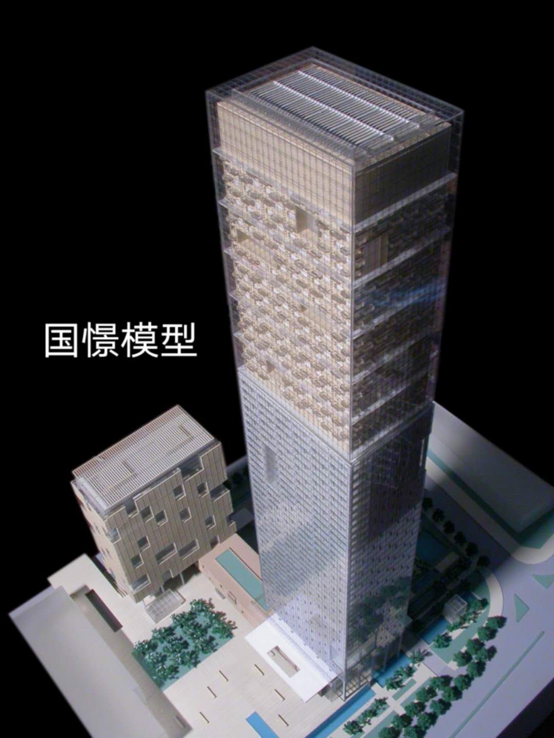 蓬安县建筑模型