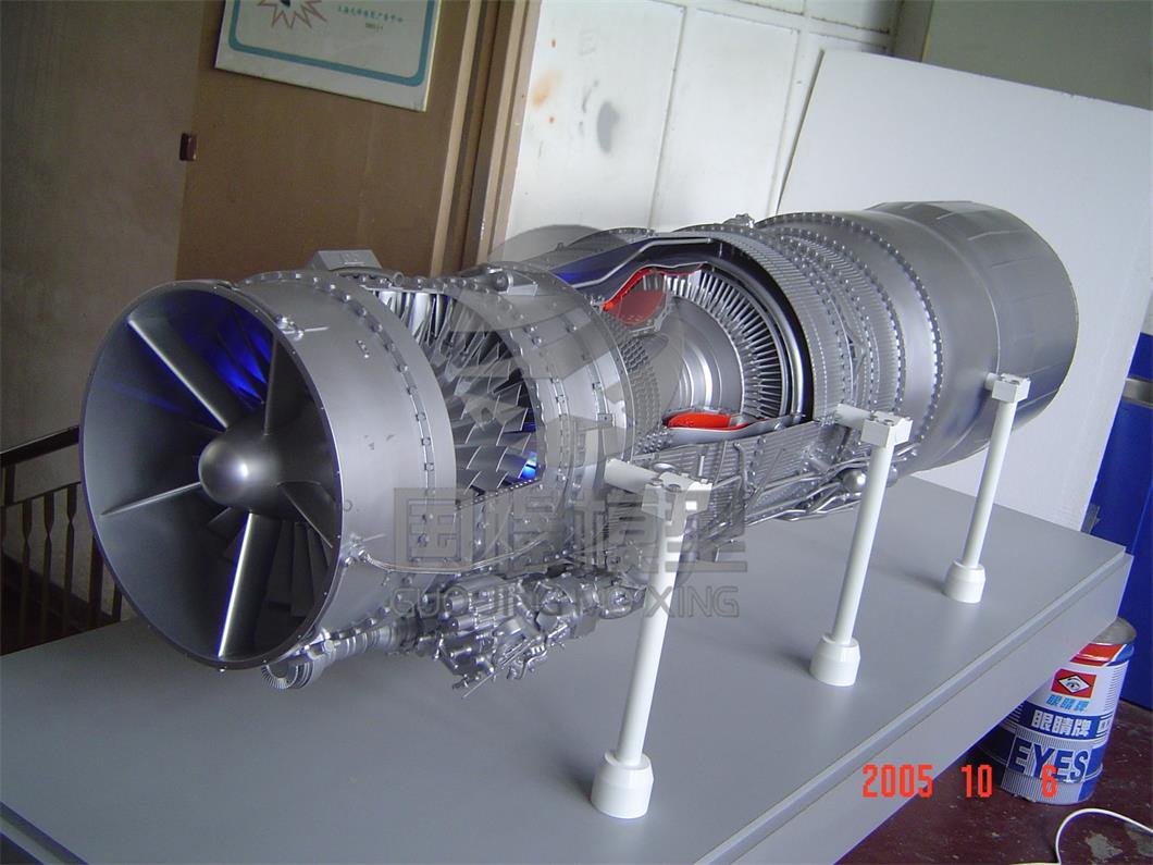 蓬安县飞机发动机模型